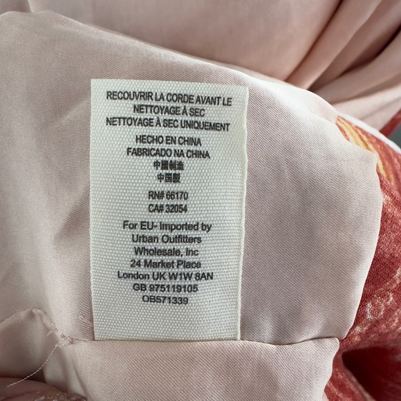 Free People ‘Shibori’ tie front coral kimono - Picture 13 of 13